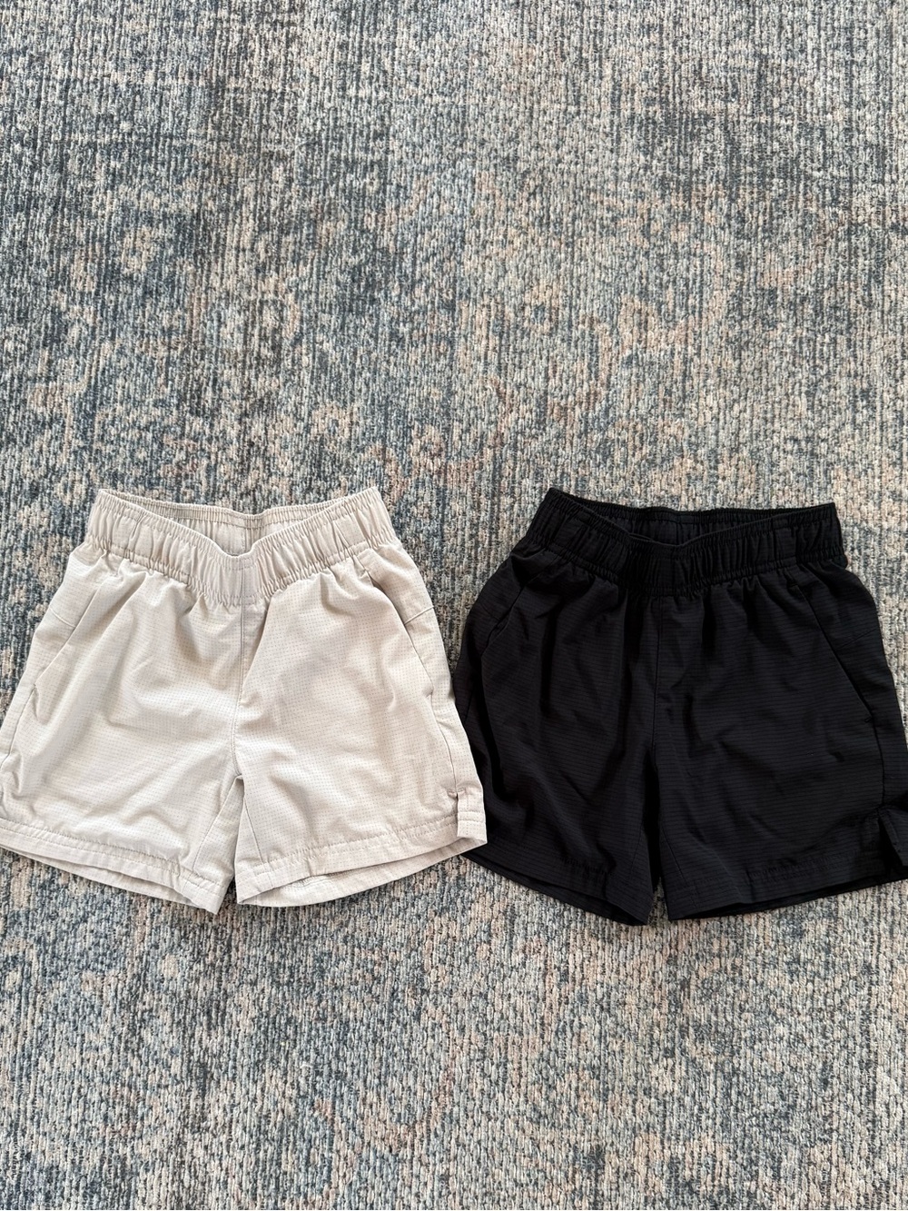 All in Motion Boys Shorts- Black & Light Gray